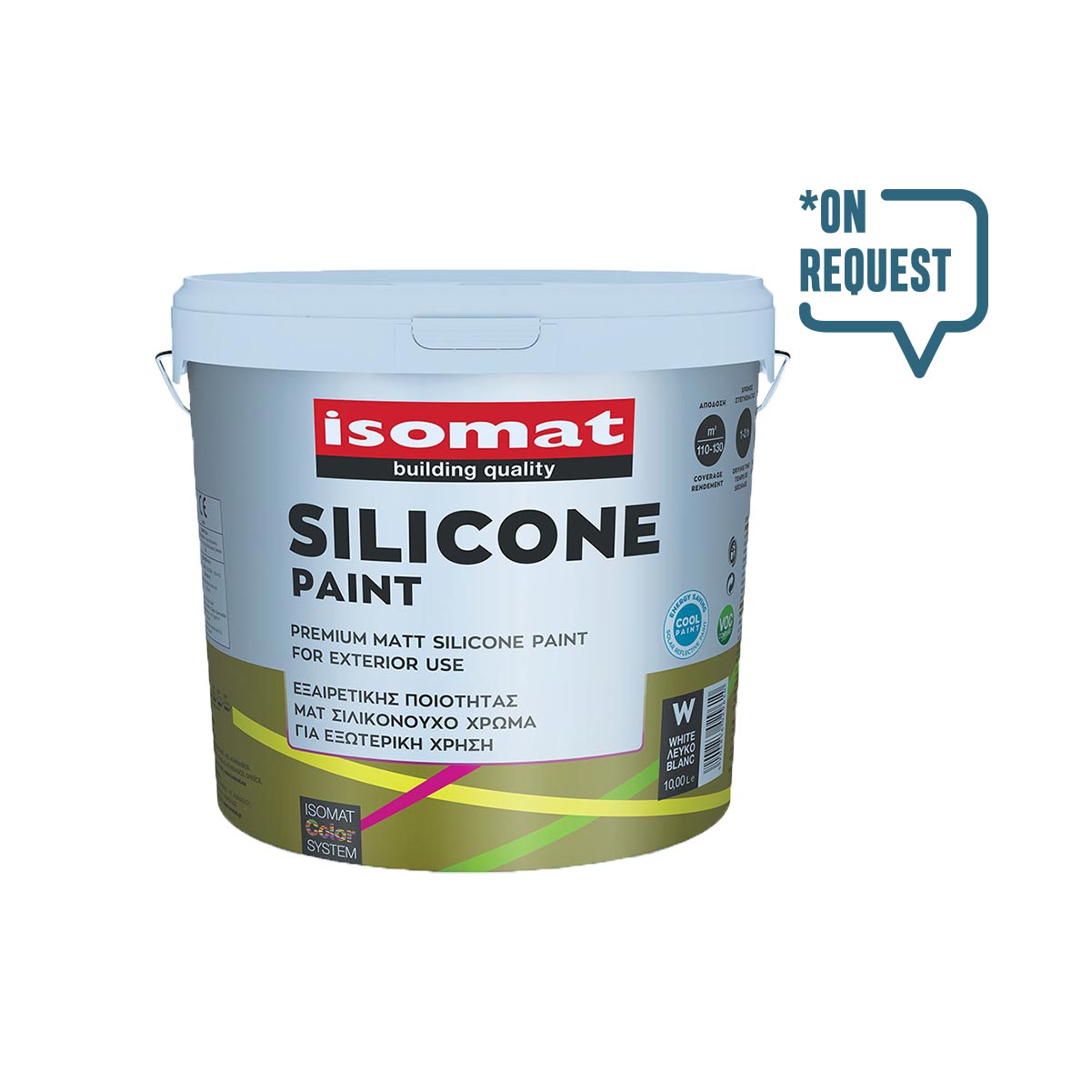 ISOMAT SILICONE PAINT - Acrylics, Exterior Paints, Paints & Renders - ISOMAT
